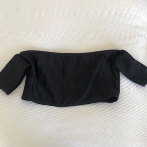 beach riot off the shoulder bikini top